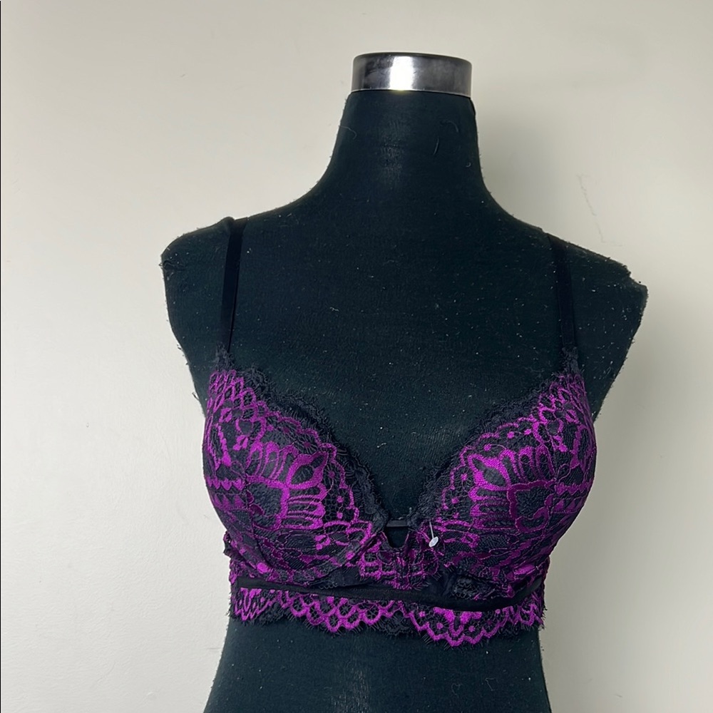 LA SenZa Wild Sugar Lace Bra Size 34A